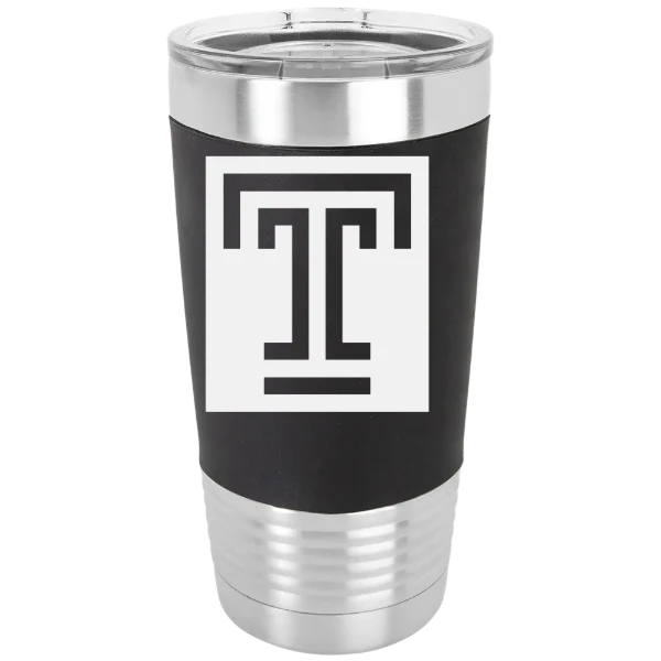 Temple University Polar Camel 20 oz. Silicone Grip Tumbler with Standard Lid