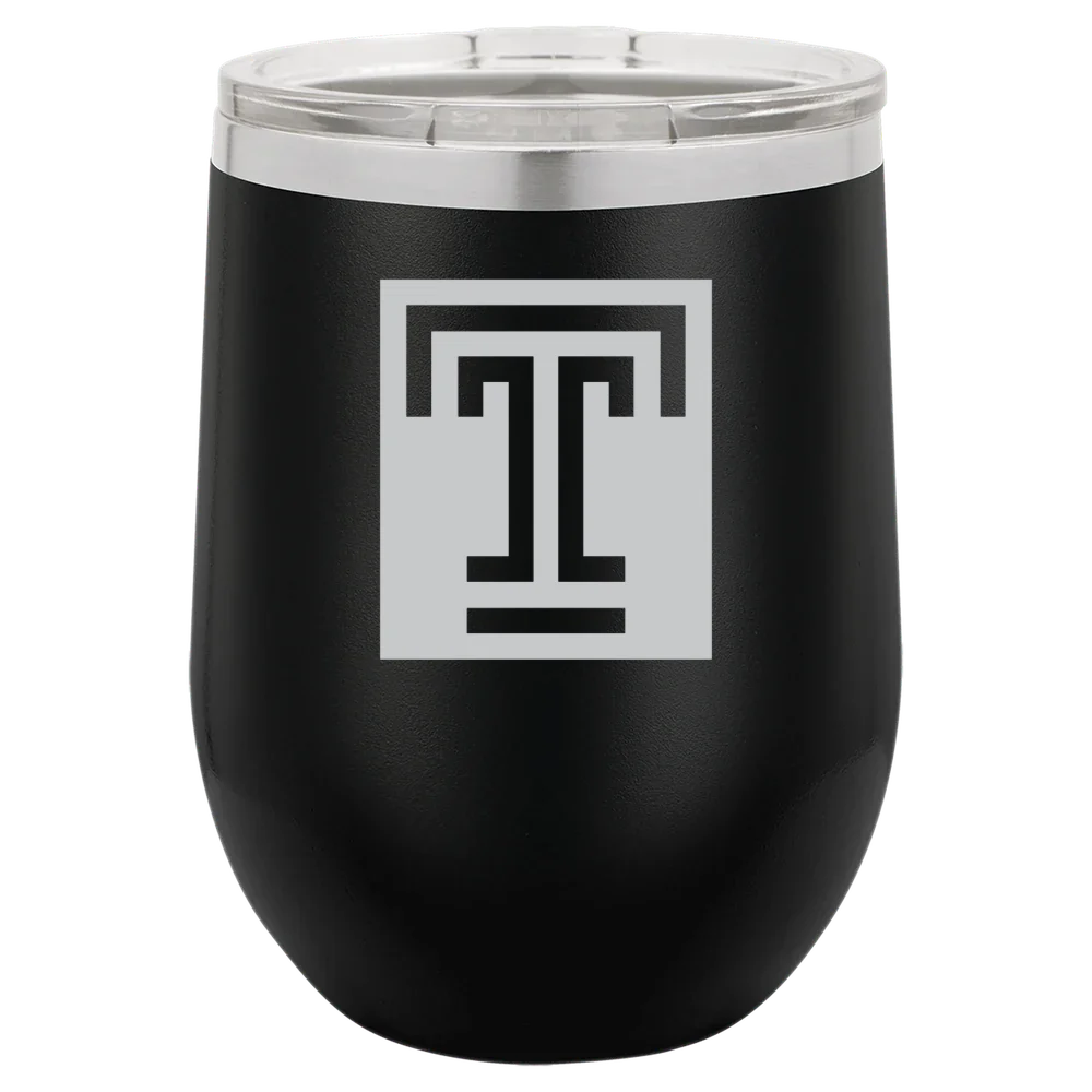 Temple University Polar Camel 12 oz. Stemless Wine Tumbler