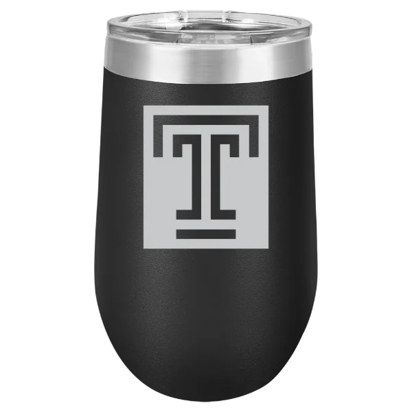 Temple University Polar Camel 16 oz. Stemless Wine Tumbler