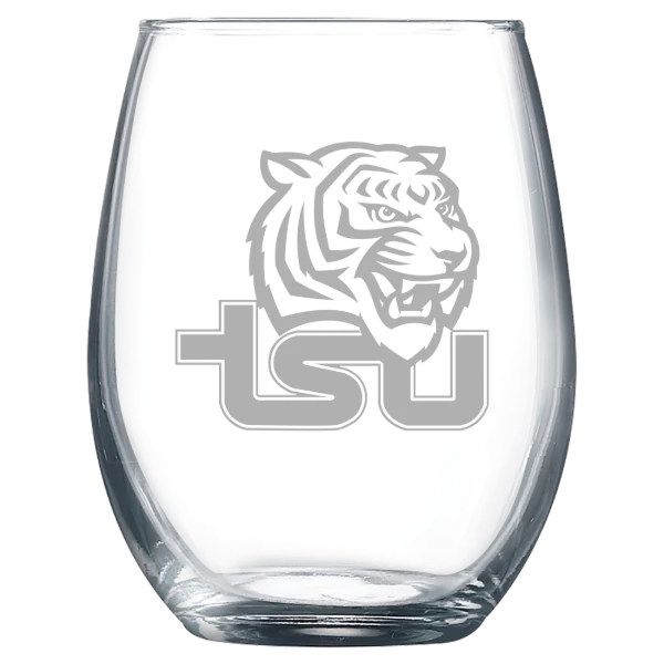 Tennessee State University Polar Camel 9 oz. Stemless Wine Glass
