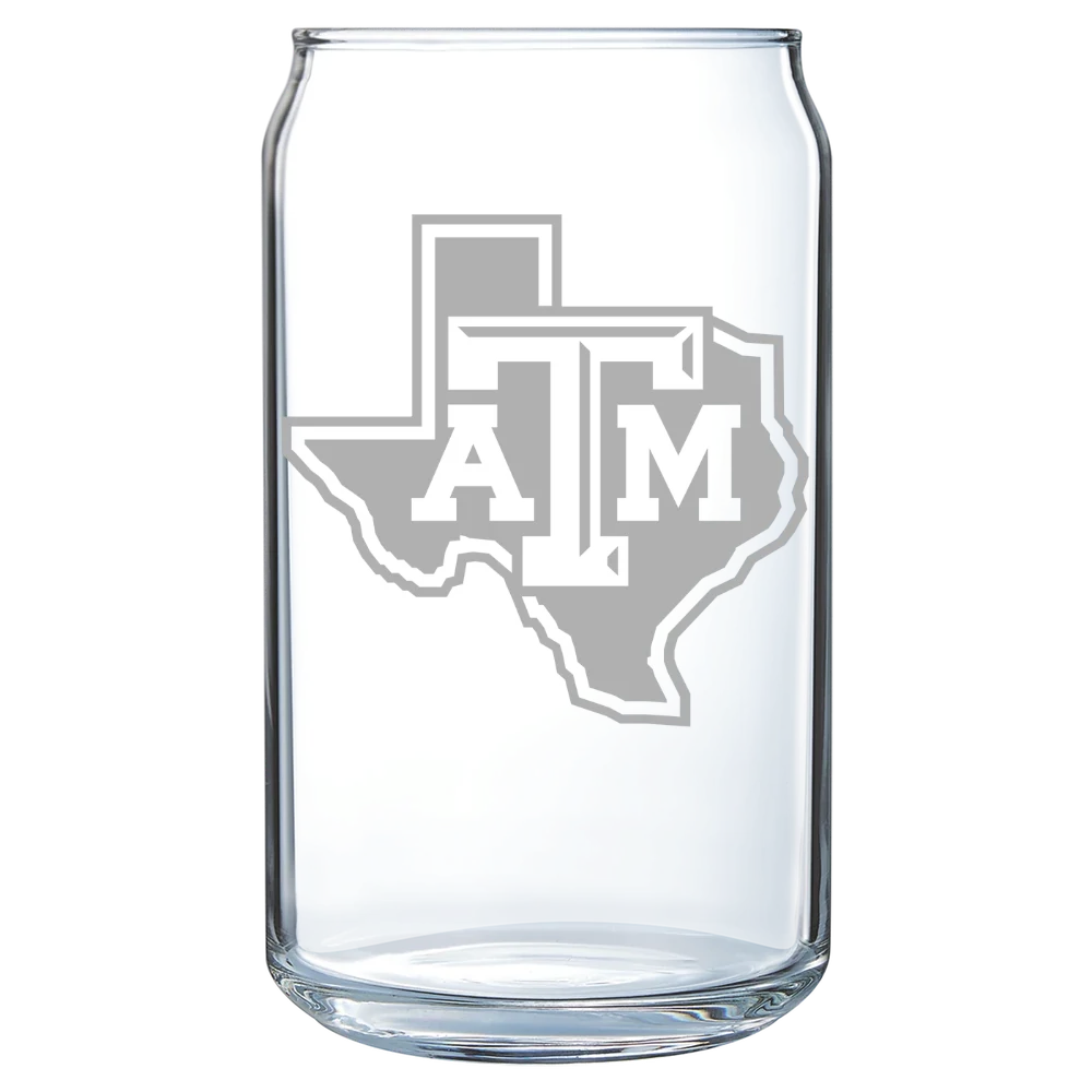 Texas A&M University, College Station Polar Camel 16 oz. Can Glass