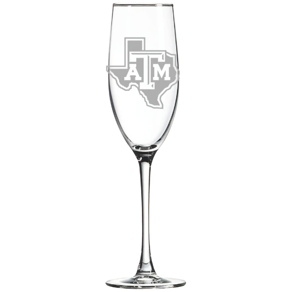 Texas A&M University, College Station Polar Camel 8 oz. Champagne Flute