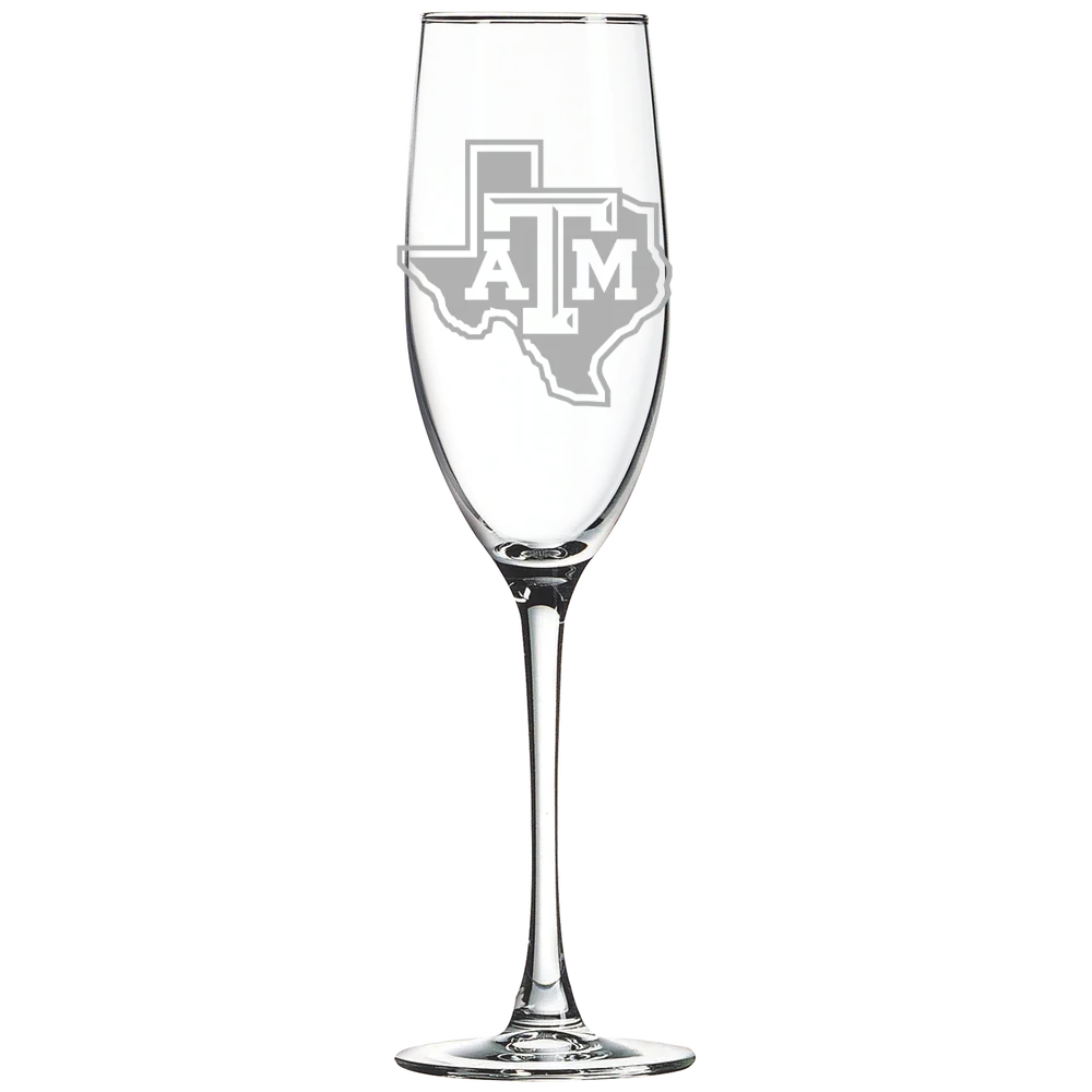 Texas A&M University, College Station Polar Camel 8 oz. Champagne Flute