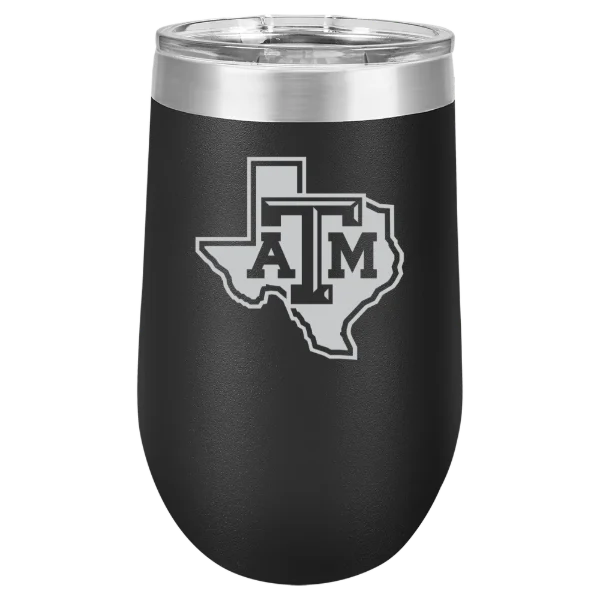 Texas A&M University, College Station Polar Camel 16 oz. Stemless Wine Tumbler