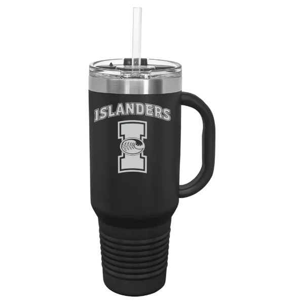 Texas A&M University-Corpus Christi Polar Camel 40 oz. Travel Mug with Snap Lid & Straw