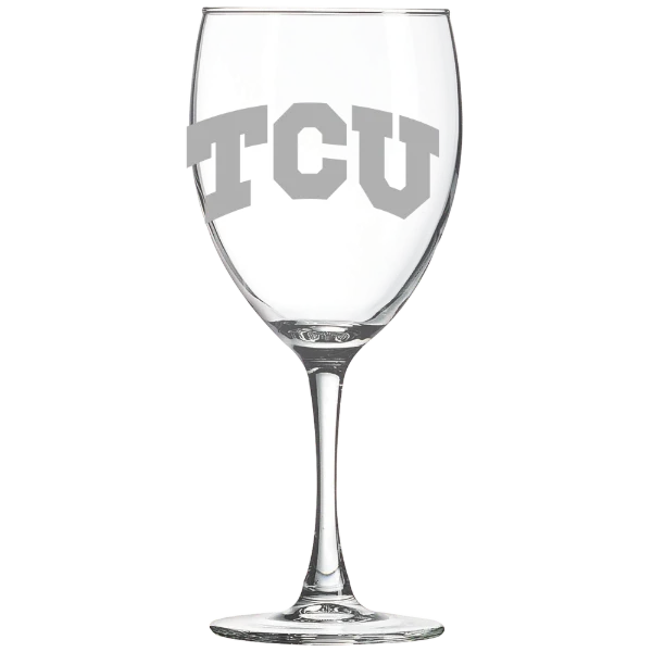 Texas Christian University Polar Camel 10 1/2 oz. Wine Glass