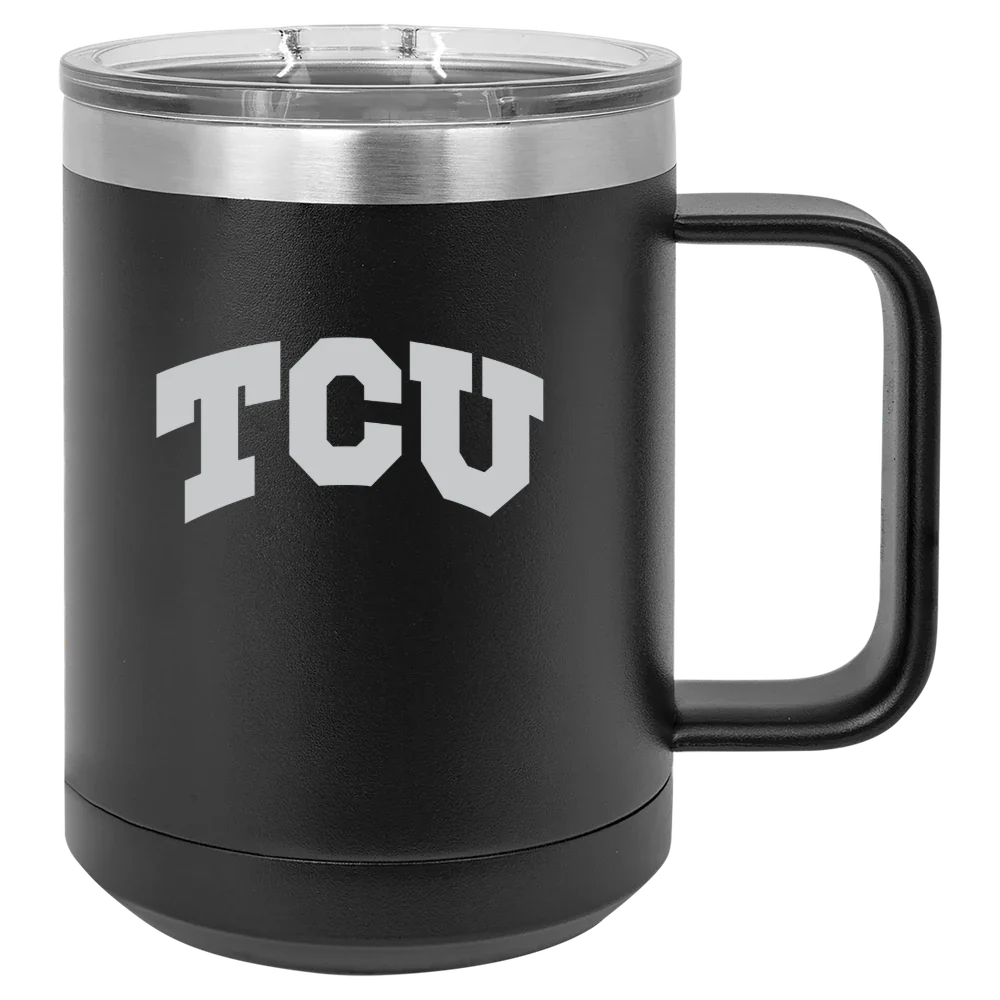 Texas Christian University Polar Camel 15 oz. Mug with Slider Lid