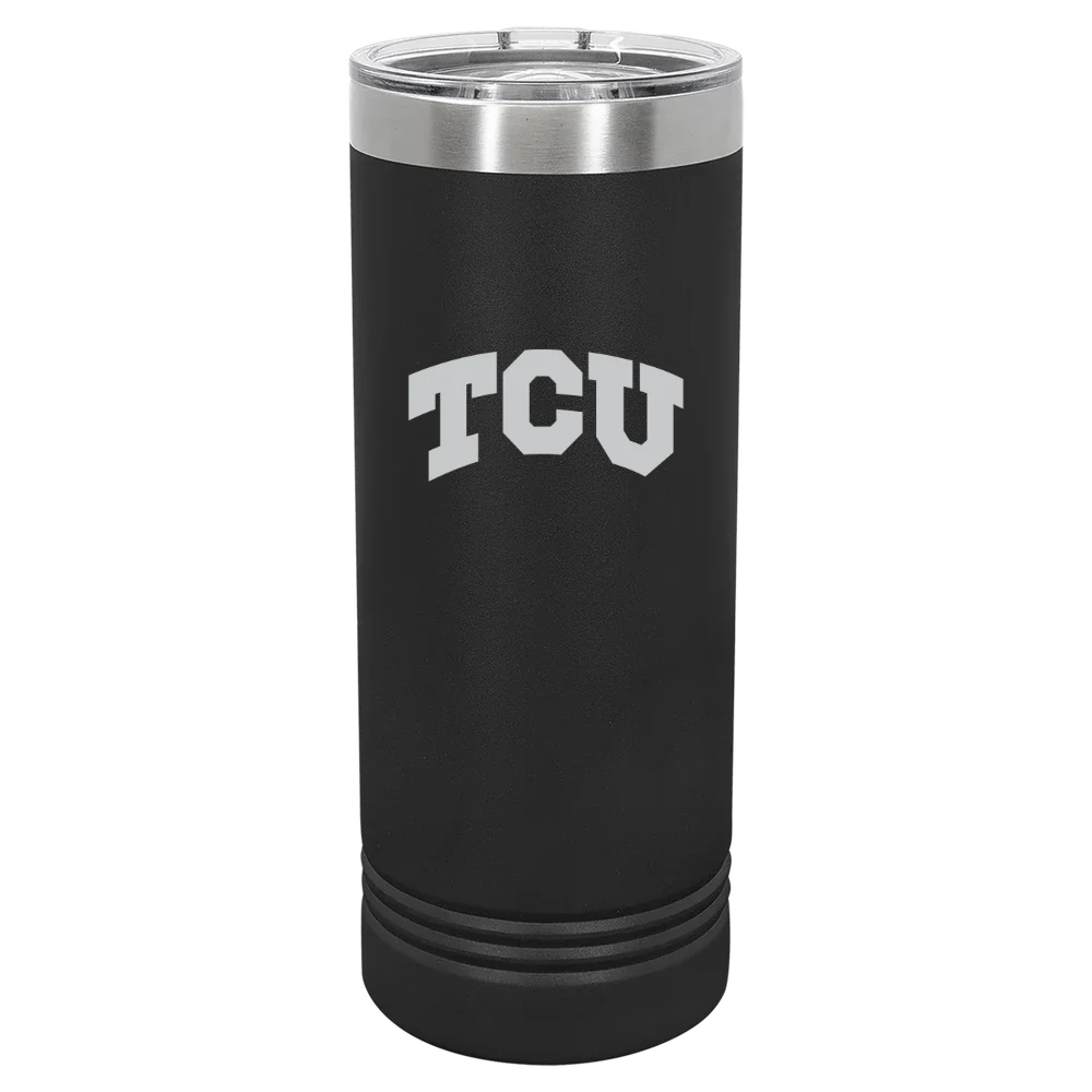 Texas Christian University Polar Camel 22 oz. Skinny Tumbler with Slider Lid