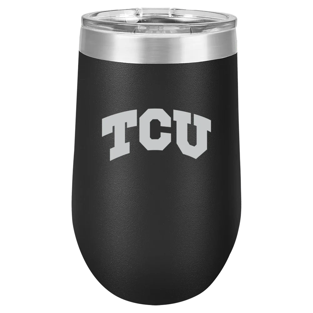 Texas Christian University Polar Camel 16 oz. Stemless Wine Tumbler