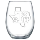 Texas Southern University Polar Camel 15 oz. Stemless Wine Glass