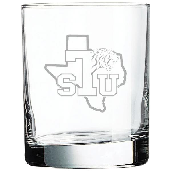 Texas Southern University Polar Camel 10 1/2 oz. On The Rocks Glass