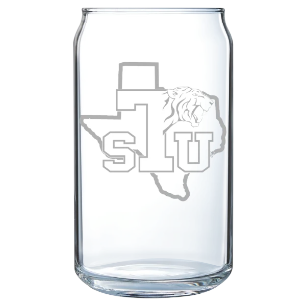 Texas Southern University Polar Camel 16 oz. Can Glass