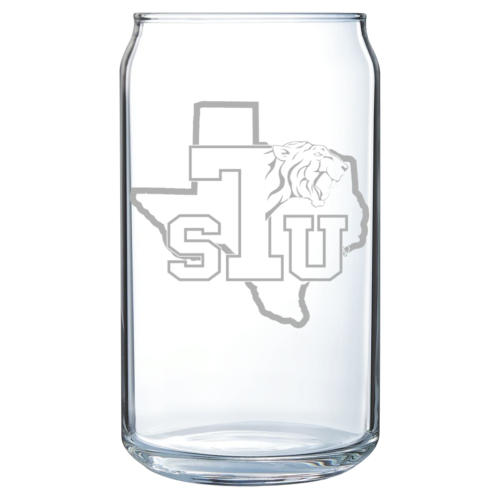 Texas Southern University Polar Camel 16 oz. Can Glass