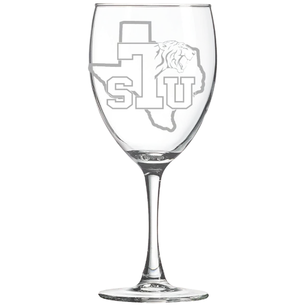 Texas Southern University Polar Camel 10 1/2 oz. Wine Glass