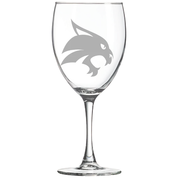 Texas State University Polar Camel 10 1/2 oz. Wine Glass
