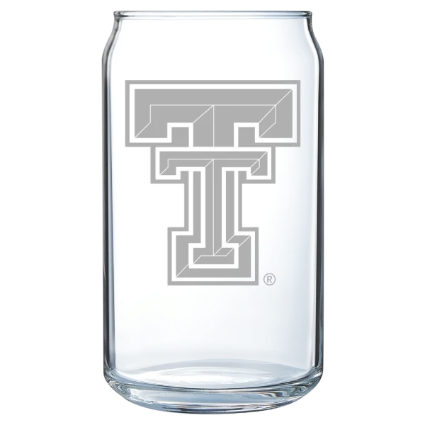 Texas Tech University Polar Camel 16 oz. Can Glass