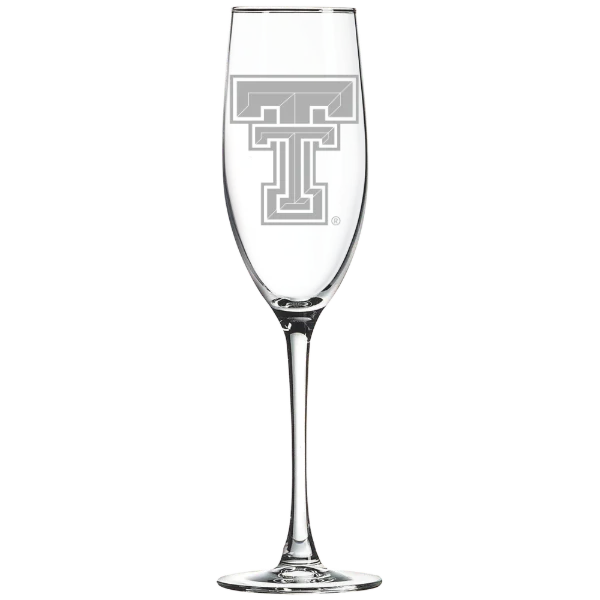 Texas Tech University Polar Camel 8 oz. Champagne Flute