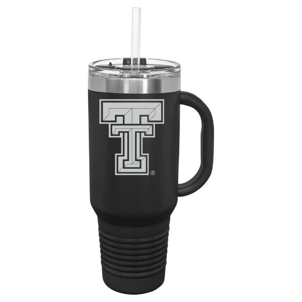 Texas Tech University Polar Camel 40 oz. Travel Mug with Snap Lid & Straw