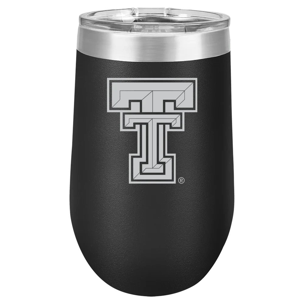 Texas Tech University Polar Camel 16 oz. Stemless Wine Tumbler