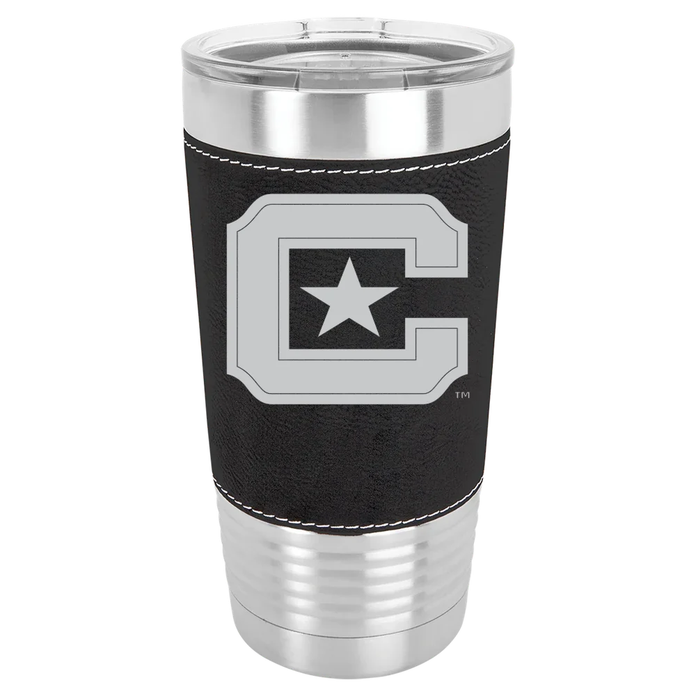 The Citadel Polar Camel 20 oz. Leatherette Grip Tumbler with Standard Lid
