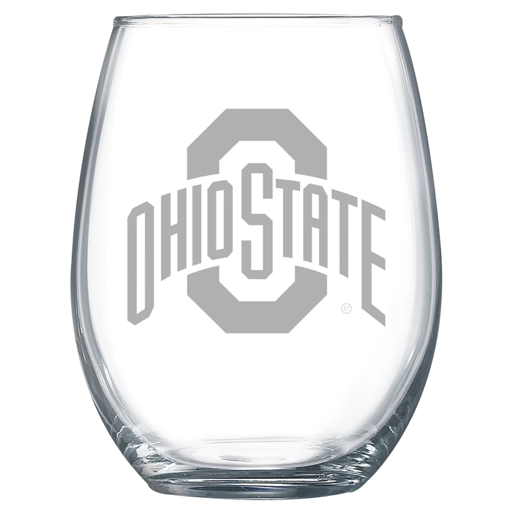 The Ohio State University Polar Camel 15 oz. Stemless Wine Glass