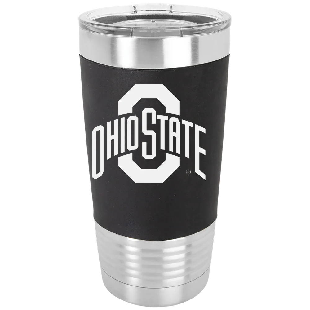 The Ohio State University Polar Camel 20 oz. Silicone Grip Tumbler with Standard Lid