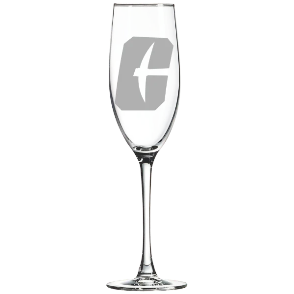 The University of North Carolina at Charlotte Polar Camel 8 oz. Champagne Flute