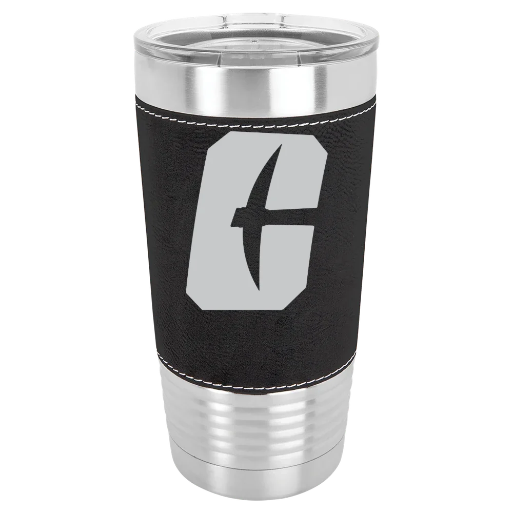 The University of North Carolina at Charlotte Polar Camel 20 oz. Leatherette Grip Tumbler with Standard Lid