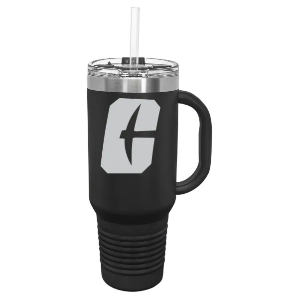 The University of North Carolina at Charlotte Polar Camel 40 oz. Travel Mug with Snap Lid & Straw