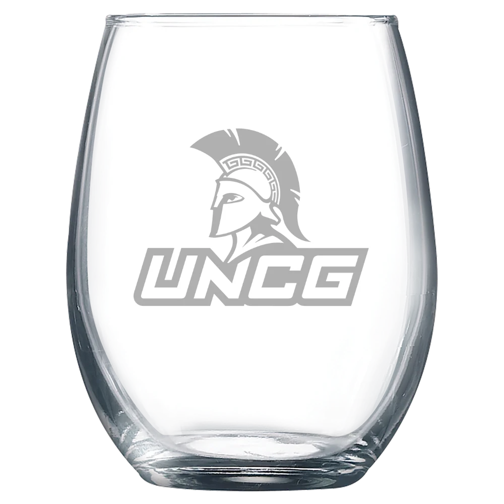 The University of North Carolina at Greensboro Polar Camel 9 oz. Stemless Wine Glass