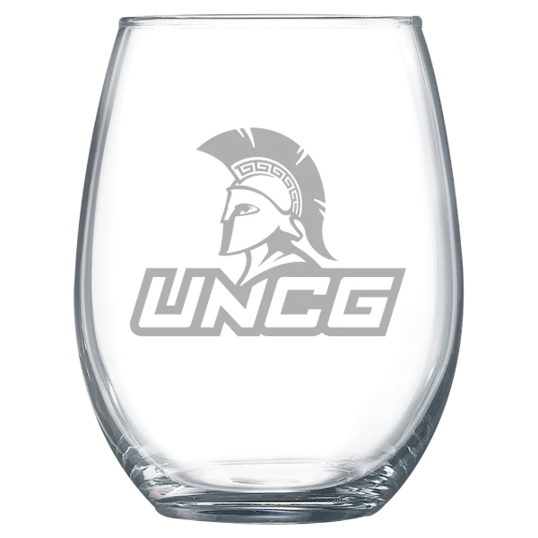 The University of North Carolina at Greensboro Polar Camel 15 oz. Stemless Wine Glass
