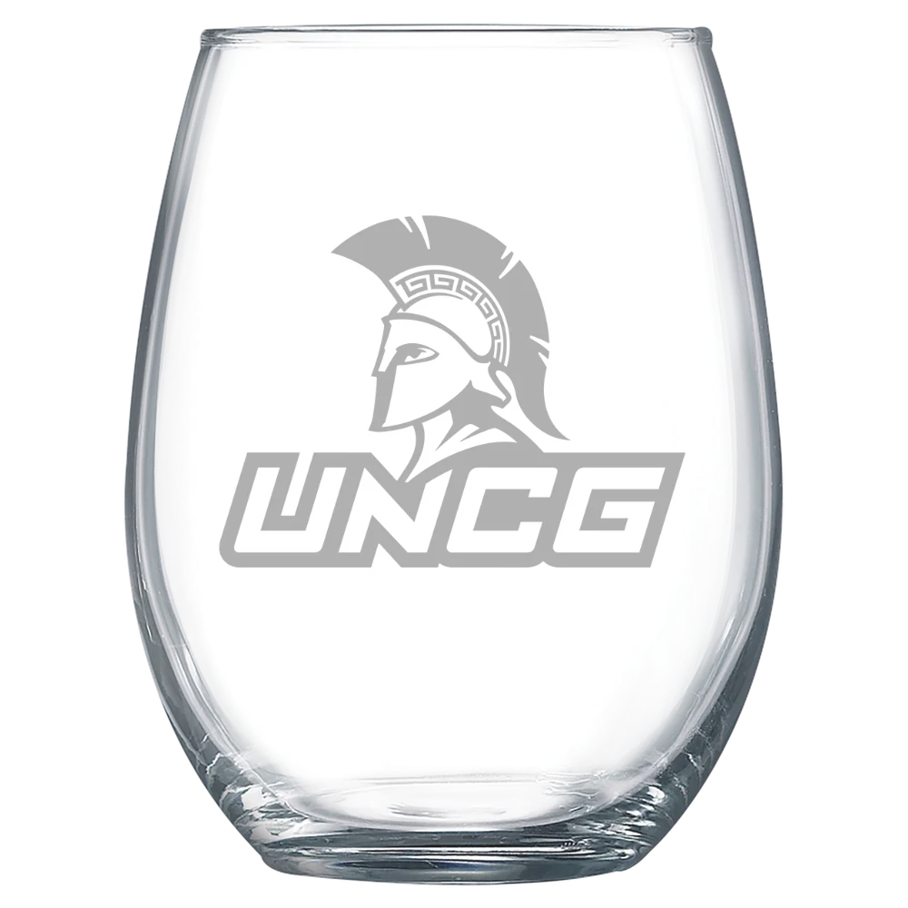 The University of North Carolina at Greensboro Polar Camel 15 oz. Stemless Wine Glass