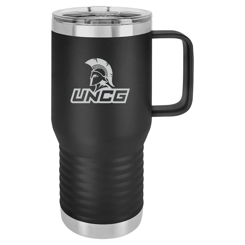 The University of North Carolina at Greensboro Polar Camel 20 oz. Travel Mug with Slider Lid