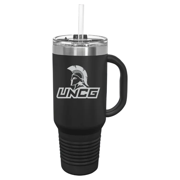 The University of North Carolina at Greensboro Polar Camel 40 oz. Travel Mug with Snap Lid & Straw