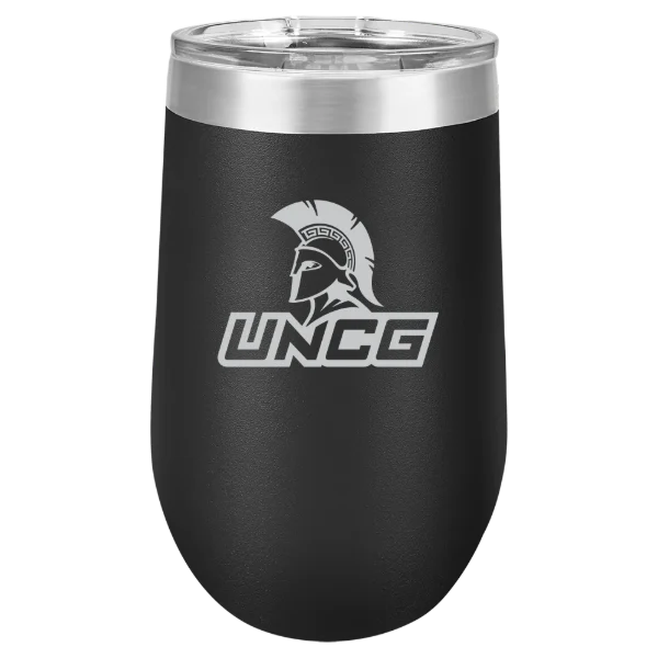 The University of North Carolina at Greensboro Polar Camel 16 oz. Stemless Wine Tumbler