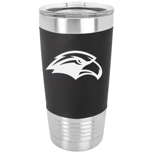 The University of Southern Mississippi Polar Camel 20 oz. Silicone Grip Tumbler with Standard Lid