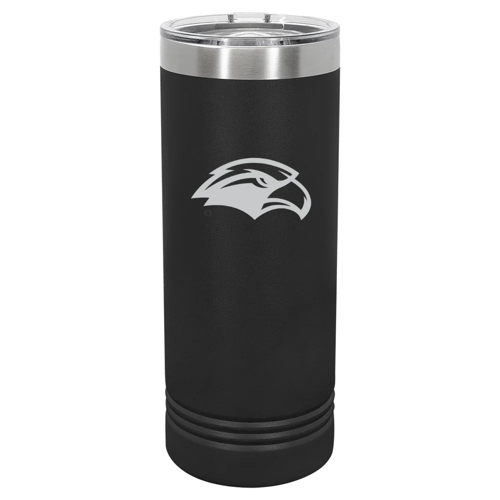 The University of Southern Mississippi Polar Camel 22 oz. Skinny Tumbler with Slider Lid