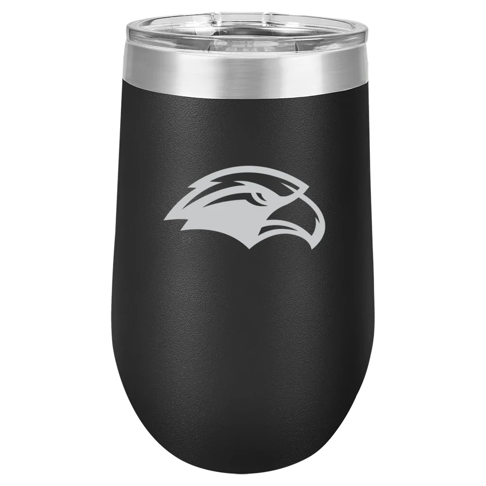 The University of Southern Mississippi Polar Camel 16 oz. Stemless Wine Tumbler