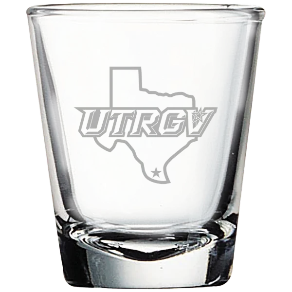 The University of Texas Rio Grande Valley Polar Camel 1.7 oz. Shot Glass