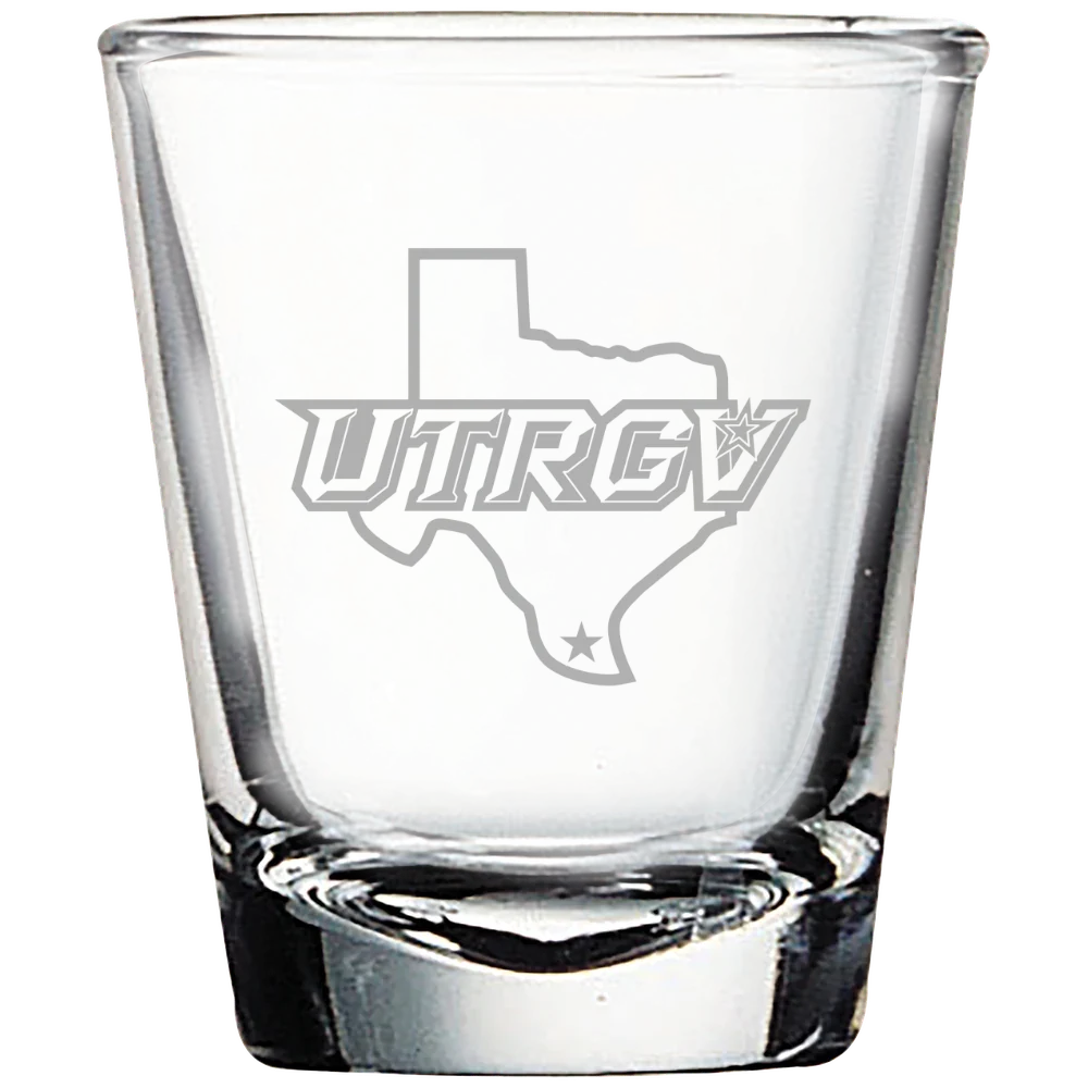 The University of Texas Rio Grande Valley Polar Camel 1.7 oz. Shot Glass