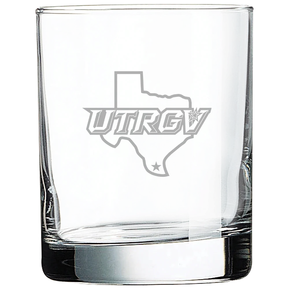 The University of Texas Rio Grande Valley Polar Camel 10 1/2 oz. On The Rocks Glass