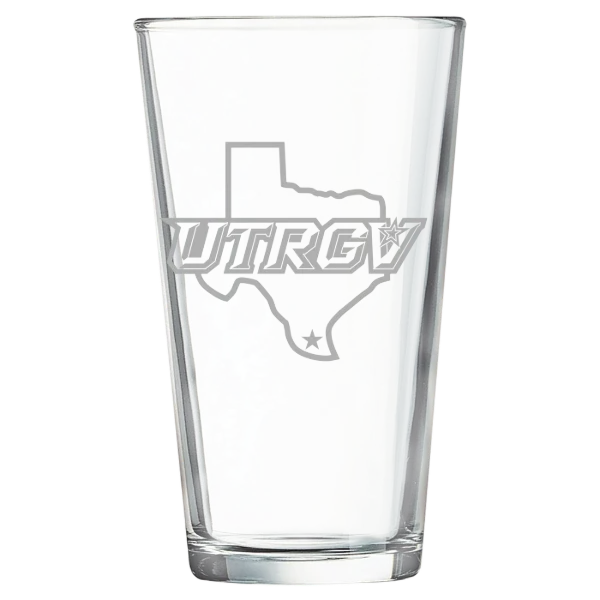 The University of Texas Rio Grande Valley Polar Camel 16 oz. Pint Mixing Glass