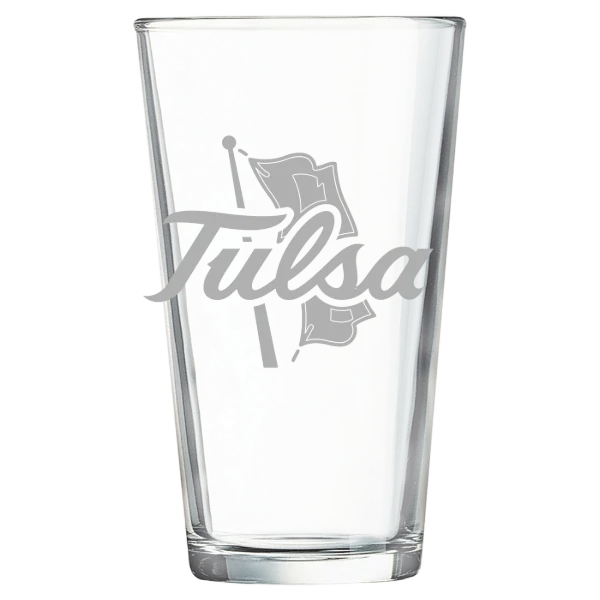 The University of Tulsa Polar Camel 16 oz. Pint Mixing Glass