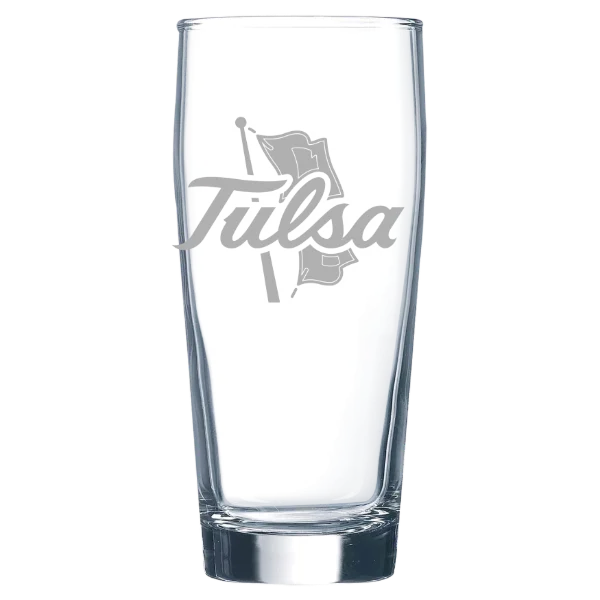 The University of Tulsa Polar Camel 16 oz. Willi Becher Beer Glass
