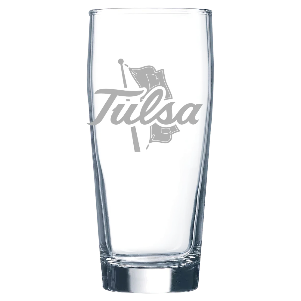 The University of Tulsa Polar Camel 16 oz. Willi Becher Beer Glass