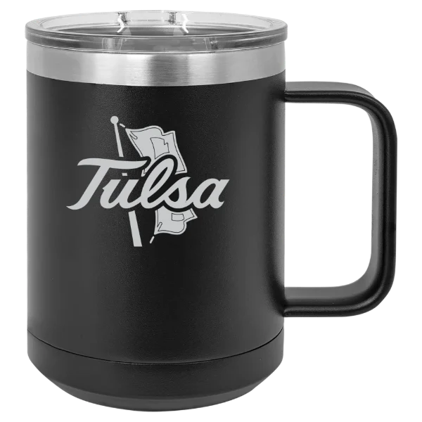The University of Tulsa Polar Camel 15 oz. Mug with Slider Lid