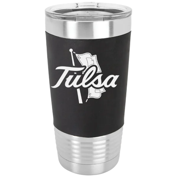 The University of Tulsa Polar Camel 20 oz. Silicone Grip Tumbler with Standard Lid
