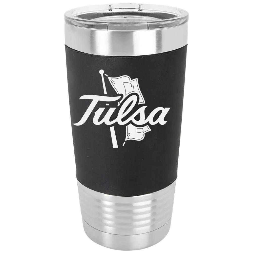 The University of Tulsa Polar Camel 20 oz. Silicone Grip Tumbler with Standard Lid