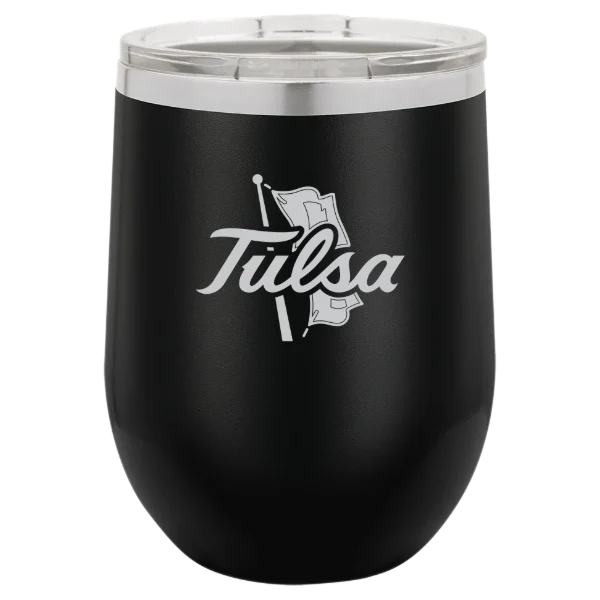 The University of Tulsa Polar Camel 12 oz. Stemless Wine Tumbler