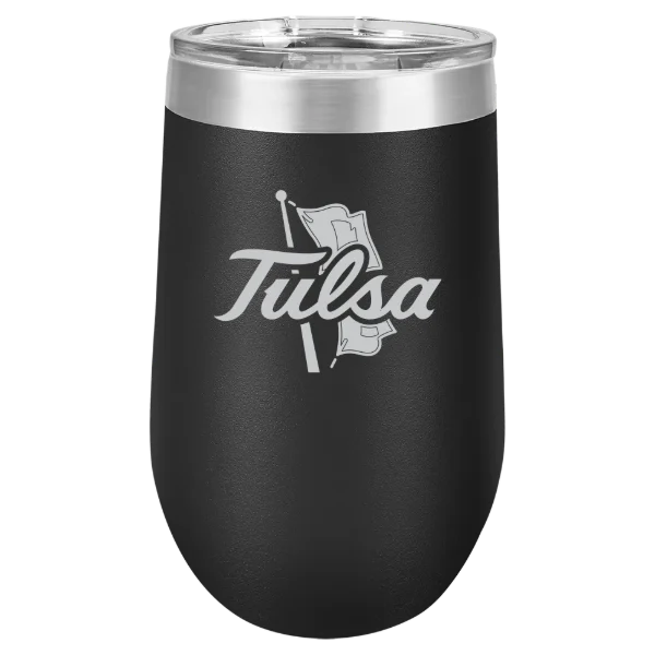 The University of Tulsa Polar Camel 16 oz. Stemless Wine Tumbler
